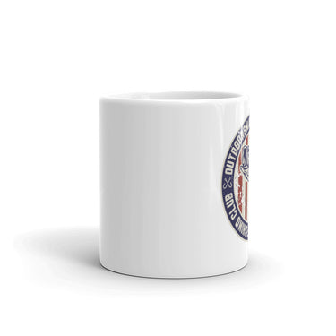 Outdoorsman Fishing Club Patriotic Coffee Mug